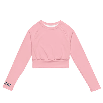 Recycled Long-Sleeve Crop Top