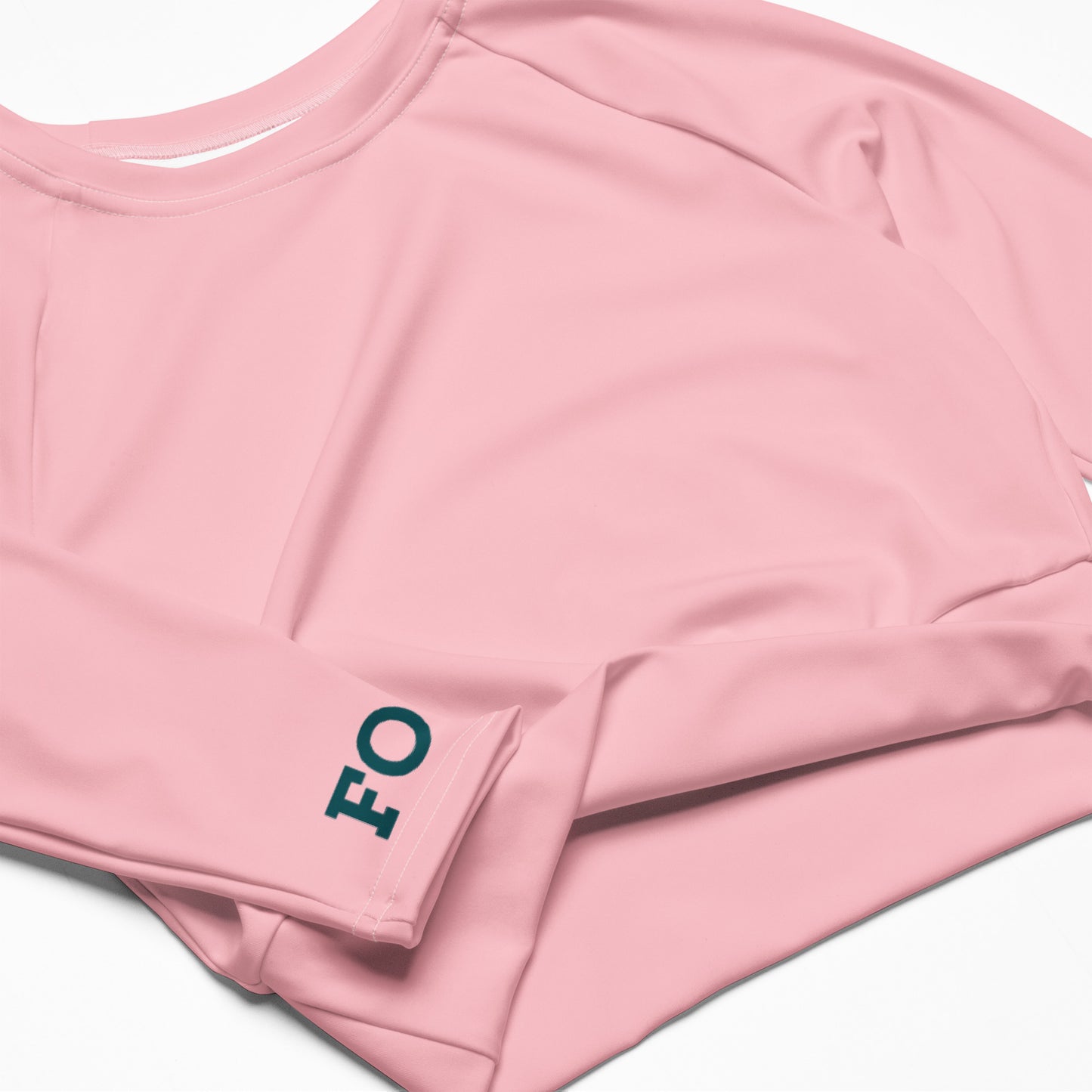 Recycled Long-Sleeve Crop Top