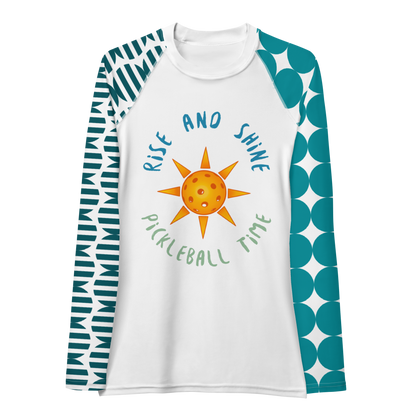 Women's Pickleball Sun Rash Guard