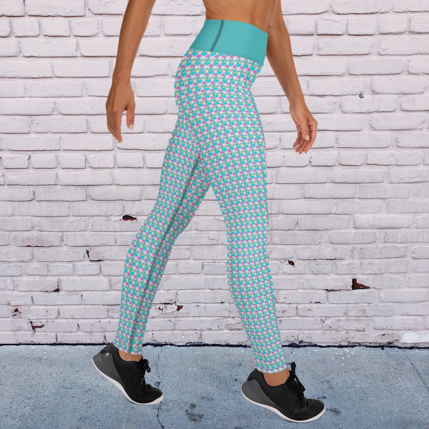 Pickleball Pattern Leggings