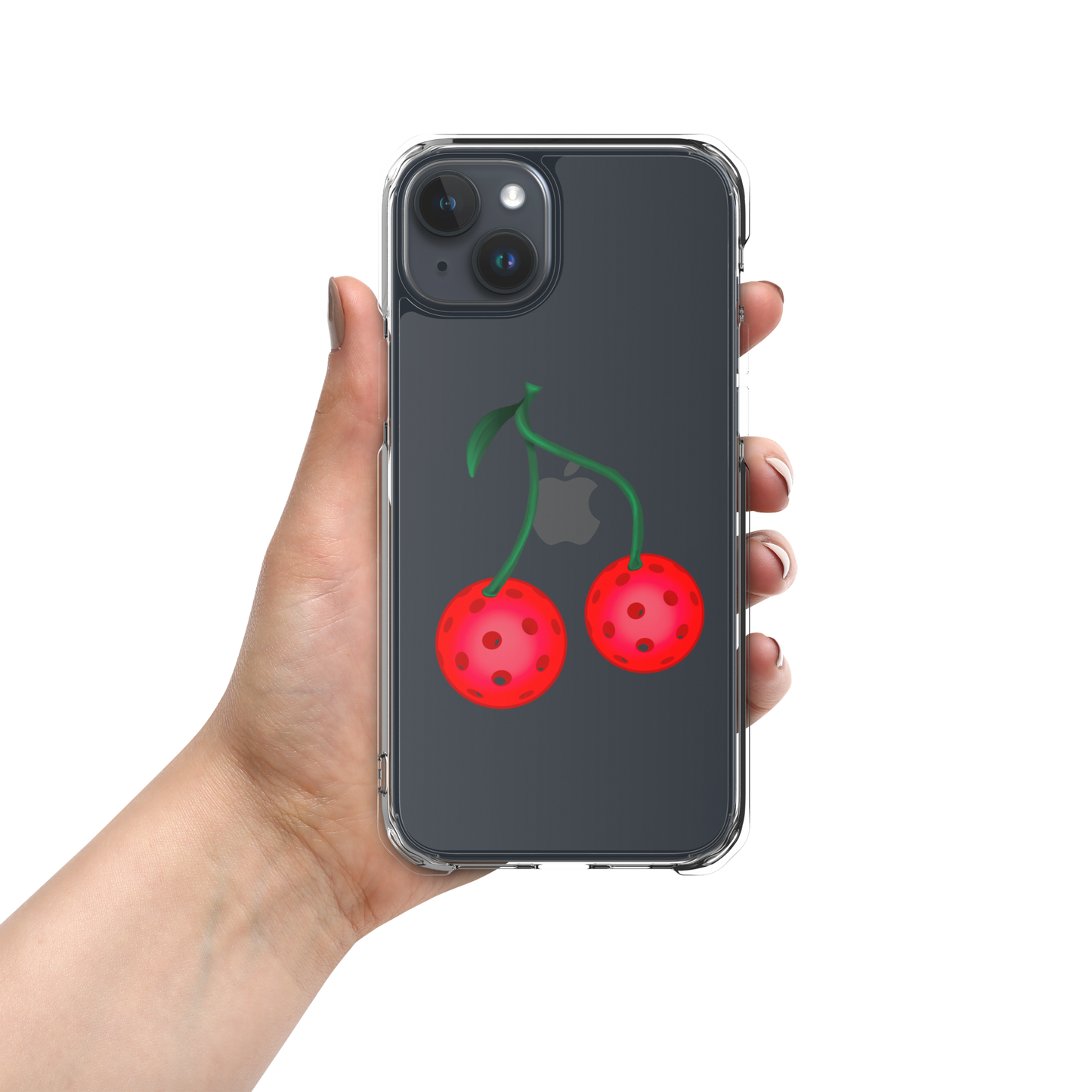 Pickleball Cherries Clear Case for iPhone®