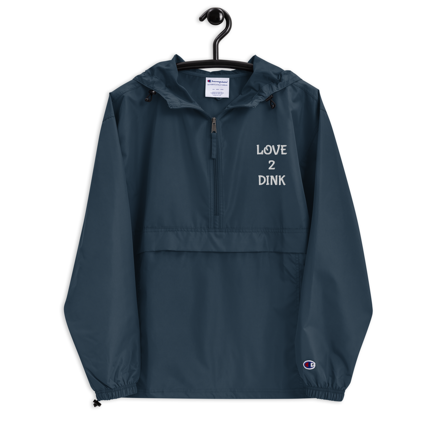 LOVE 2 DINK Embroidered Champion Packable Jacket