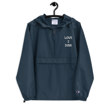 LOVE 2 DINK Embroidered Champion Packable Jacket