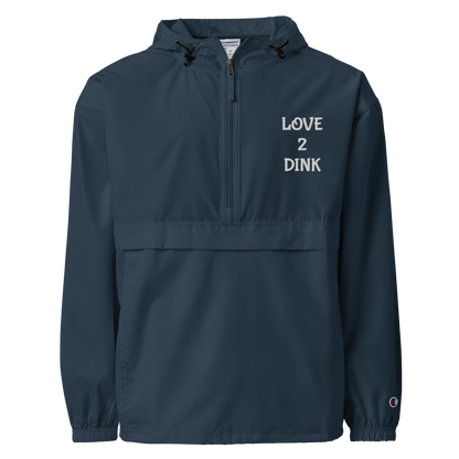 LOVE 2 DINK Embroidered Champion Packable Jacket