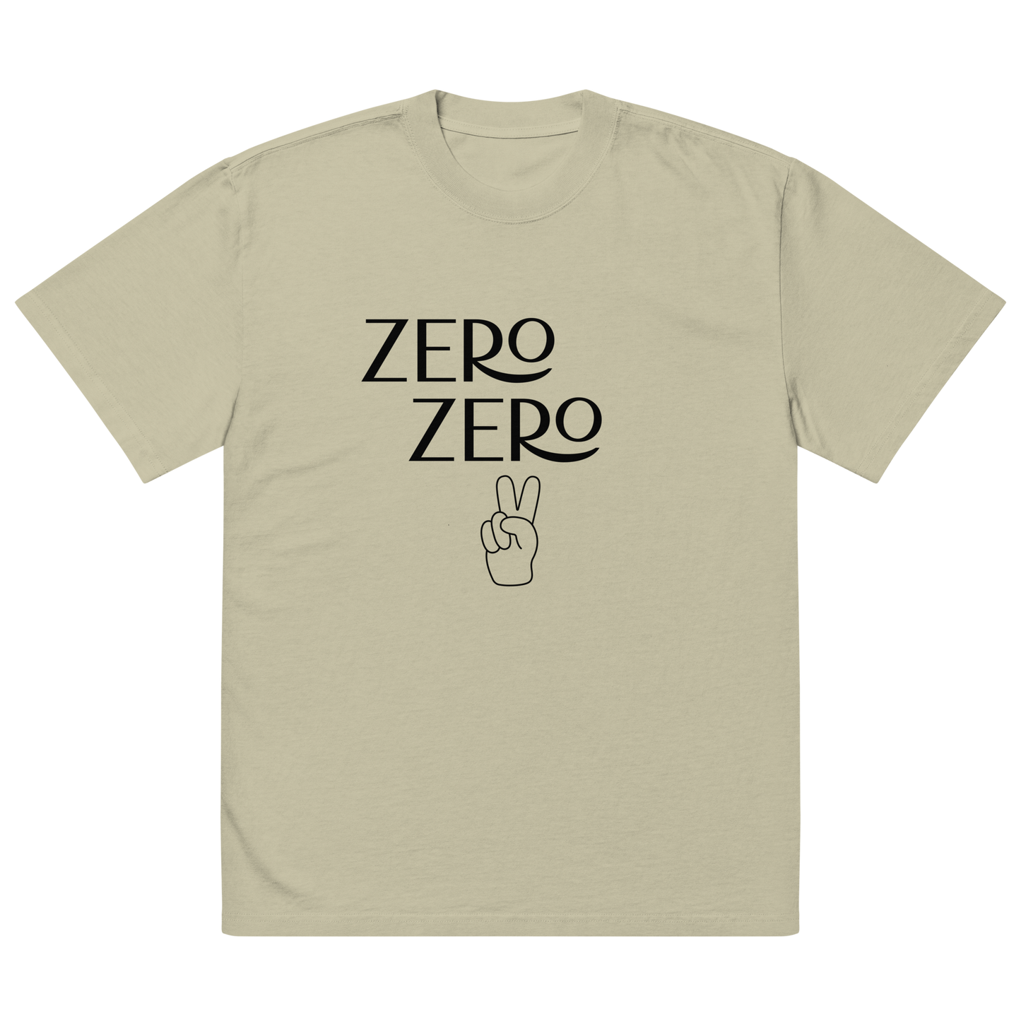 Zero Zero 2 Oversized Faded T-shirt