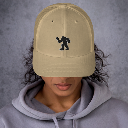 Pickleball Sasquatch Trucker Cap