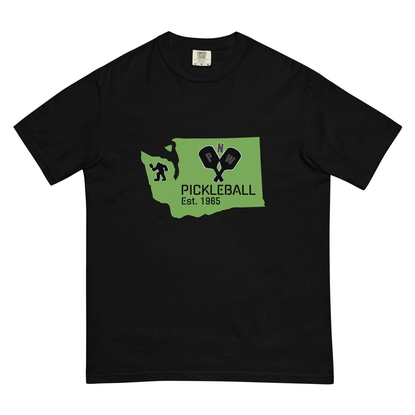 PNW Pickleball Est. 1965 Unisex Garment-Dyed Heavyweight T-shirt