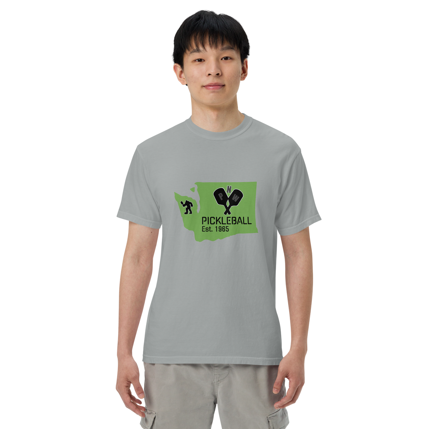 PNW Pickleball Est. 1965 Unisex Garment-Dyed Heavyweight T-shirt