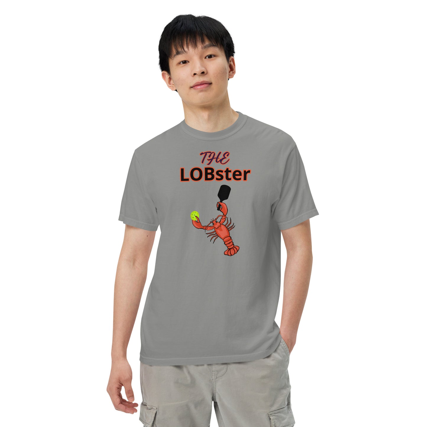 The LOBster Unisex garment-dyed heavyweight t-shirt