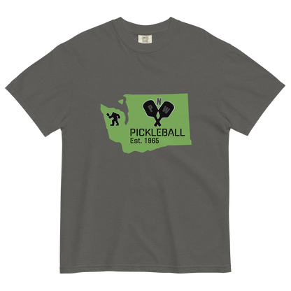 PNW Pickleball Est. 1965 Unisex Garment-Dyed Heavyweight T-shirt