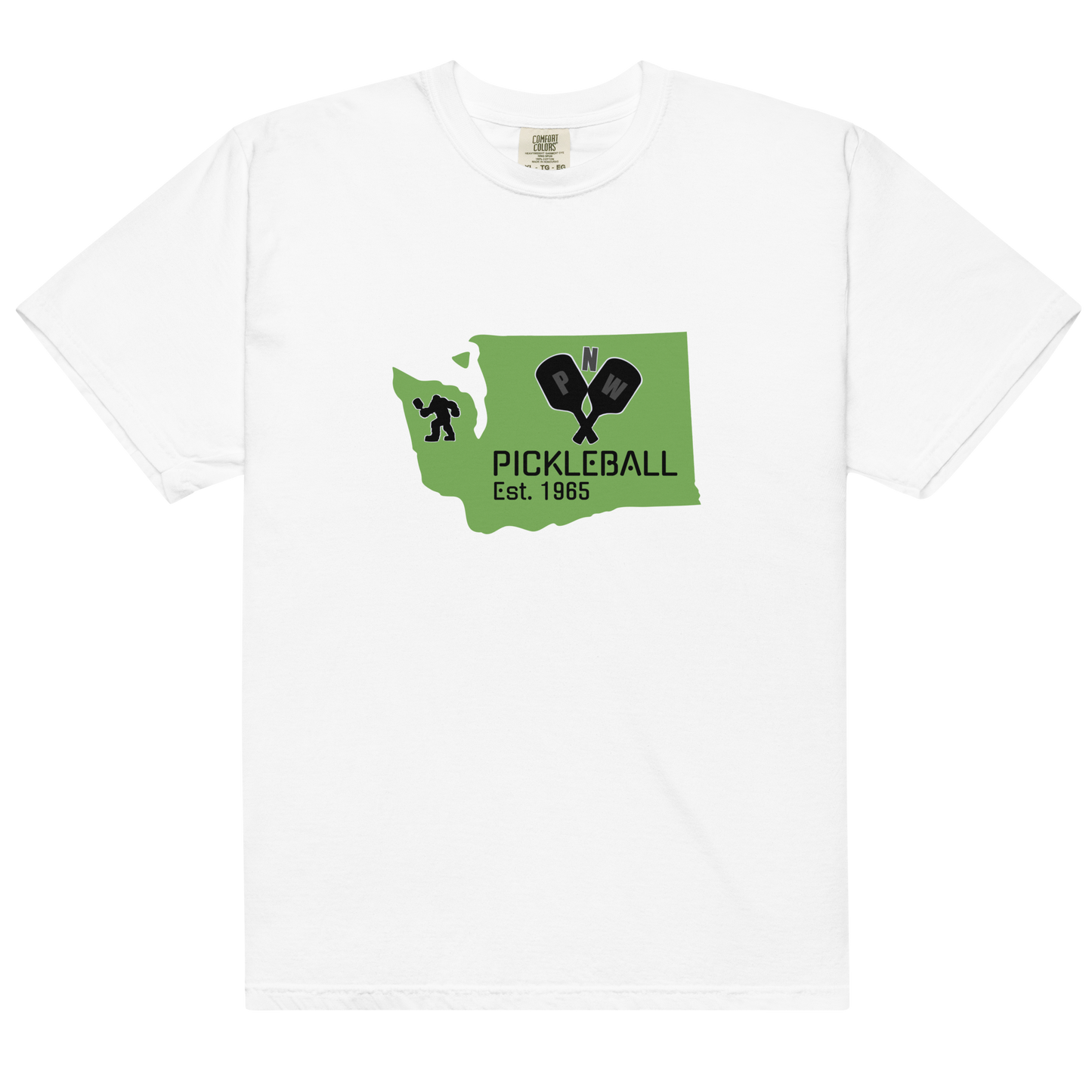 PNW Pickleball Est. 1965 Unisex Garment-Dyed Heavyweight T-shirt