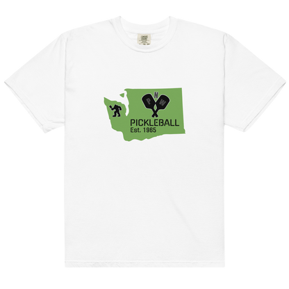 PNW Pickleball Est. 1965 Unisex Garment-Dyed Heavyweight T-shirt