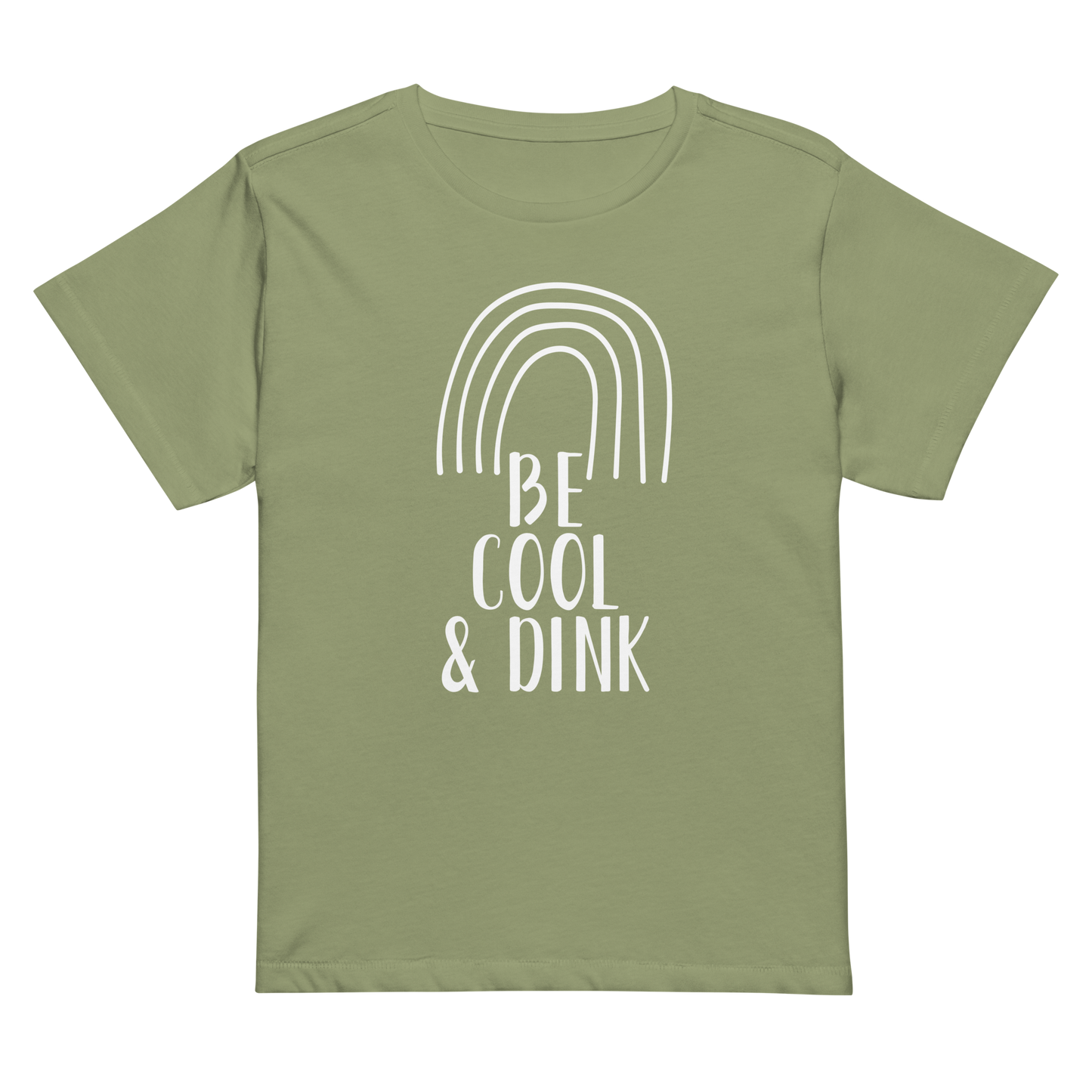 Be Cool & Dink Women’s High-Waisted T-shirt