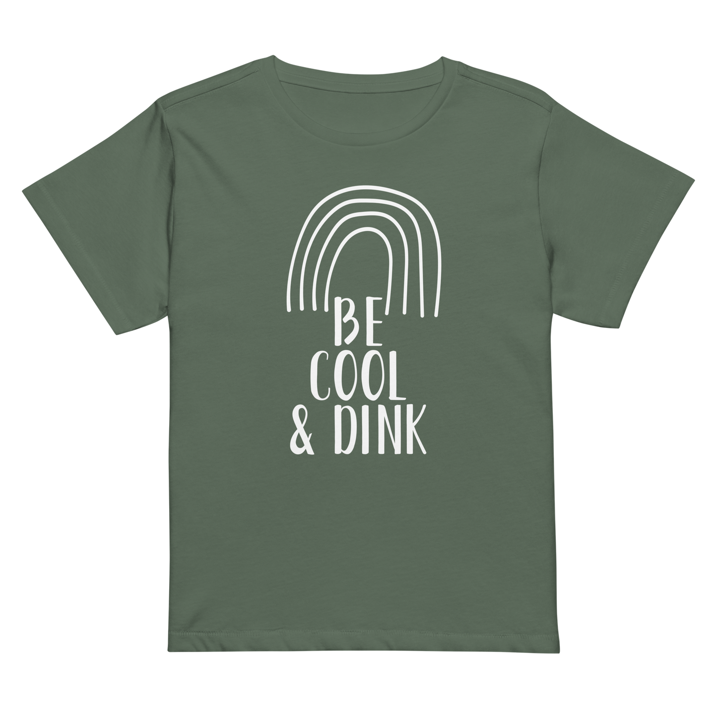 Be Cool & Dink Women’s High-Waisted T-shirt