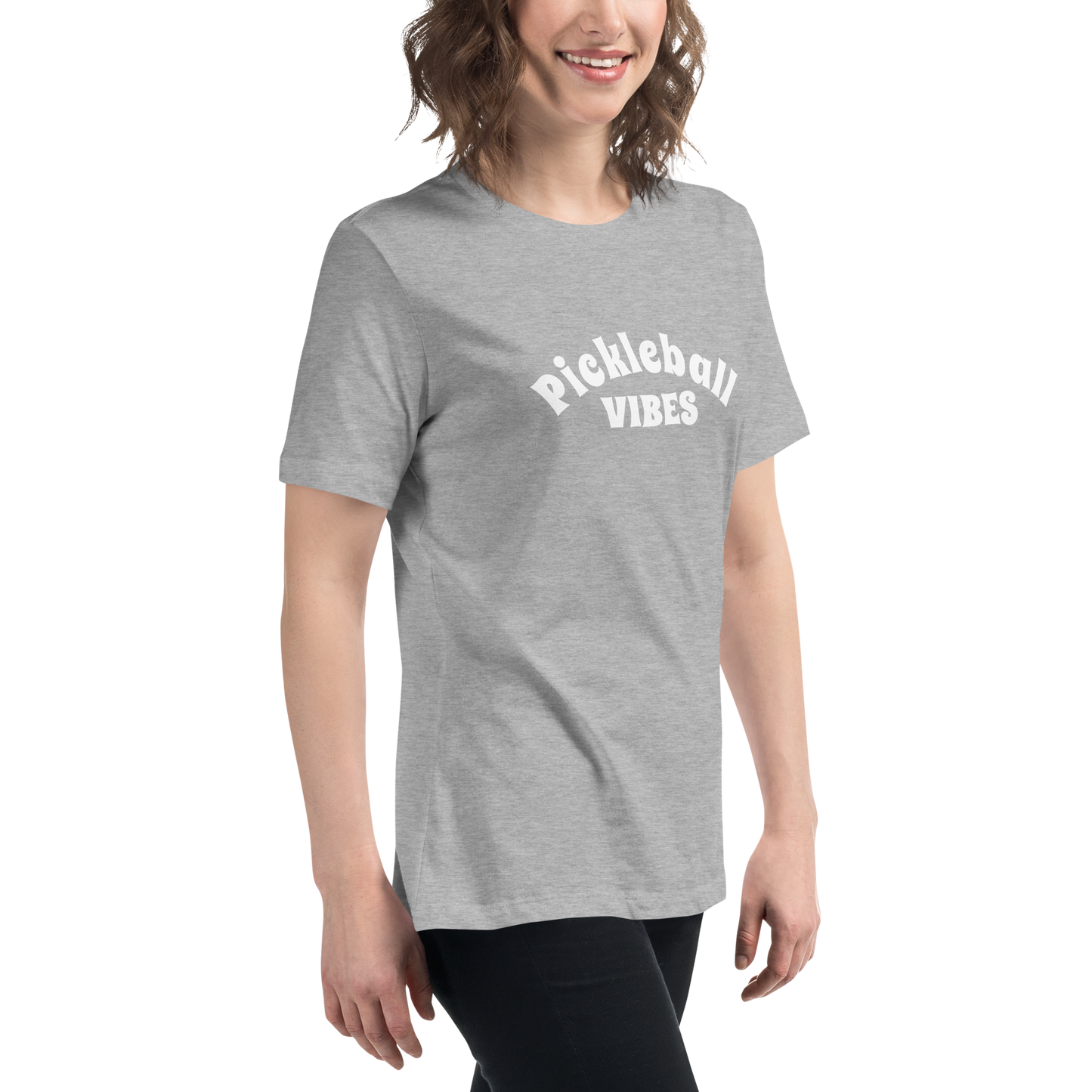 Pickleball Vibes Women's Relaxed T-Shirt