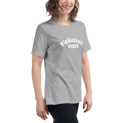 Pickleball Vibes Women's Relaxed T-Shirt