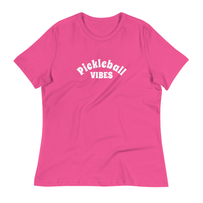 Pickleball Vibes Women's Relaxed T-Shirt