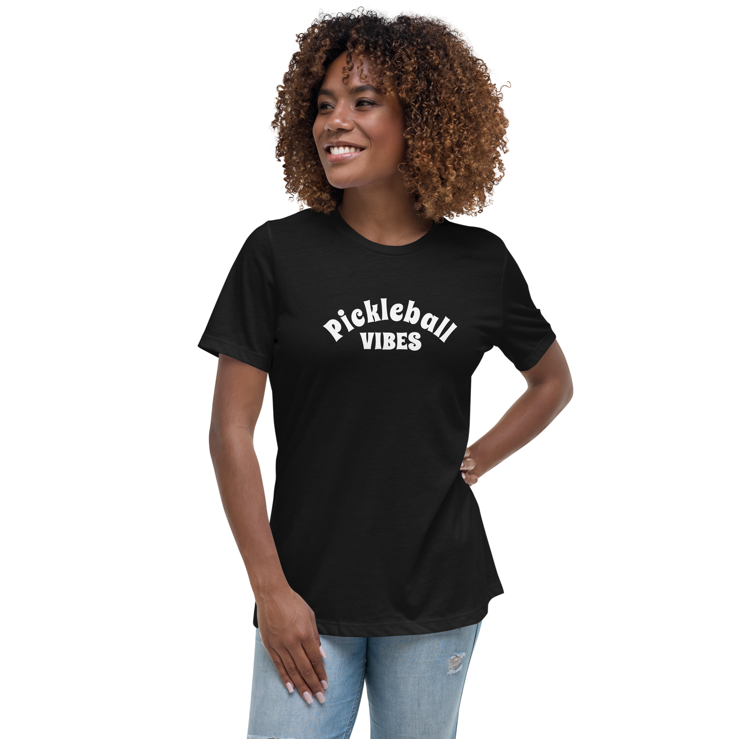 Pickleball Vibes Women's Relaxed T-Shirt