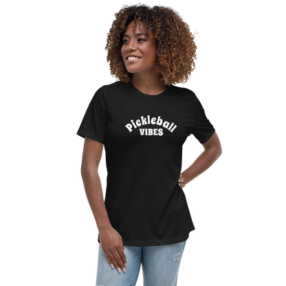 Pickleball Vibes Women's Relaxed T-Shirt