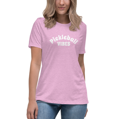 Pickleball Vibes Women's Relaxed T-Shirt