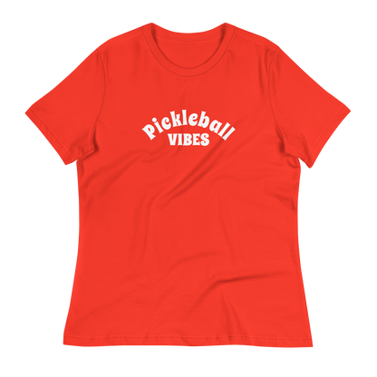 Pickleball Vibes Women's Relaxed T-Shirt